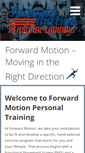 Mobile Screenshot of forwardmotiontx.com